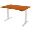DELSO Elektrický výškovo nastaviteľný stôl PROJUSTER - 80 cm, 180 cm, Čerešňa, Biela DELSO Elektrický výškovo nastaviteľný stôl PROJUSTER - 80 cm, 180 cm, Čerešňa, Biela