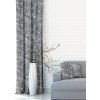 Hotový dekoračný záves - sivý s kvetmi a konárikmi - New york 003 Hotový dekoračný záves - sivý s kvetmi a konárikmi - New york 003