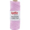 MACRAME CORD FINE 2,5mm Katia Farby MACRAME CORD FINE: 213 svetlá lila MACRAME CORD FINE 2,5mm Katia Farby MACRAME CORD FINE: 213 svetlá lila