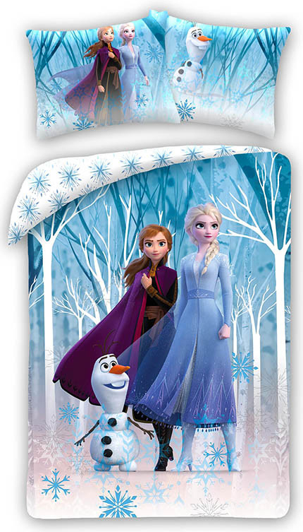 Halantex Povlečení Frozen Ľadové kráľovstvo Sisters bavlna 140x200 70x90