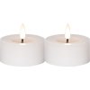 Star trading LED čajová sviečka FLAMME SET/2ks biela Star trading LED čajová sviečka FLAMME SET/2ks biela