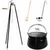 Perfect Home Kotlík s trojnožkou, varechou, naberačkou, 16L, 4ks, Set-116
