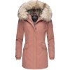 Navahoo Cristal zimná s kapucňou a kožušinou terracotta Navahoo Cristal zimná s kapucňou a kožušinou terracotta
