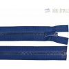 Zips kostený deliteľný modrý, dĺžka 50 cm Zips kostený deliteľný modrý, dĺžka 50 cm