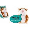 Teddies Škrečok Mireček opakujúce vety na batérie so zvukom 18 cm Teddies Škrečok Mireček opakujúce vety na batérie so zvukom 18 cm