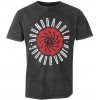 Tričko metal ROCK OFF Soundgarden Circle Logo Stone Wash Čierna Tričko metal ROCK OFF Soundgarden Circle Logo Stone Wash Čierna