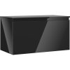 Mexen Orio kúpeľňová skrinka pod umývadlo 90 cm s doskou, 1 zásuvka, čierny lesk - 91A10-09047-1-BFC70 Mexen Orio kúpeľňová skrinka pod umývadlo 90 cm s doskou, 1 zásuvka, čierny lesk - 91A10-09047-1-BFC70