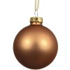 Vianočná ozdoba sklenená guľa Ø 15 cm medená farba Vianočná ozdoba sklenená guľa Ø 15 cm medená farba