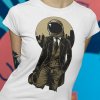 Tričko s potlačou CLASSIC ASTRONAUT Dámsky Biela L Tričko s potlačou CLASSIC ASTRONAUT Dámsky Biela L