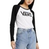 Vans Flying V Raglan LS White/Black XL Vans Flying V Raglan LS White/Black XL