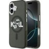 Karl Lagerfeld - IML Glitter Karl & Choupette Sketch Logo MagSafe puzdro pre iPhone 17 - čierne Karl Lagerfeld - IML Glitter Karl & Choupette Sketch Logo MagSafe puzdro pre iPhone 17 - čierne