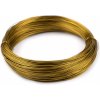 Drôt Ø0,48 mm - 1 ks 2 zlatá Drôt Ø0,48 mm - 1 ks 2 zlatá
