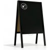 Allboards, reklamní áčko s křídovou tabulí 100x60 cm- černé,PK75BK Allboards, reklamní áčko s křídovou tabulí 100x60 cm- černé,PK75BK