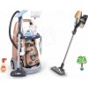 Set upratovací vozík s elektronickým vysávačom Rowenta Trolley Vacuum Cleaner Smoby a tyčový vysávač so zvukom a svetlom Set upratovací vozík s elektronickým vysávačom Rowenta Trolley Vacuum Cleaner Smoby a tyčový vysávač so zvukom a svetlom