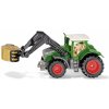 Siku 1539 Fendt s drapákem na balíky Siku 1539 Fendt s drapákem na balíky