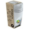 Prosperplast Odpadkový kôš na triedený odpad sada SORTIBOX 3 x 35 l biela Prosperplast Odpadkový kôš na triedený odpad sada SORTIBOX 3 x 35 l biela