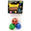 Hop guľa futbalová 3ks 6 cm