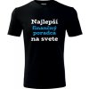 Čierne tričko najlepší finančný poradca na svete - darčeky pre finančného poradcu XXL Čierne tričko najlepší finančný poradca na svete - darčeky pre finančného poradcu XXL