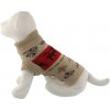Sveter Dog Fantasy Winter Tale vianočny pletený se sobmi XL 65cm Sveter Dog Fantasy Winter Tale vianočny pletený se sobmi XL 65cm