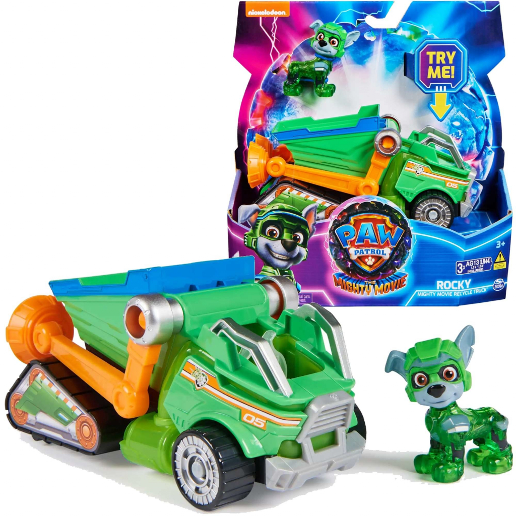 Spin Master Paw Patrol Labková Patrola Moto Pups motorka s figúrkou Rocky