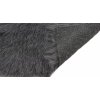 Umelá kožušina, tmavo šedá, vlas 60 mm, šírka 150 cm, metráž Umelá kožušina, tmavo šedá, vlas 60 mm, šírka 150 cm, metráž