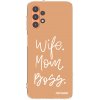 Picasee silikonový průhledný obal pro Samsung Galaxy A13 4G A135 - Boss Mama Picasee silikonový průhledný obal pro Samsung Galaxy A13 4G A135 - Boss Mama