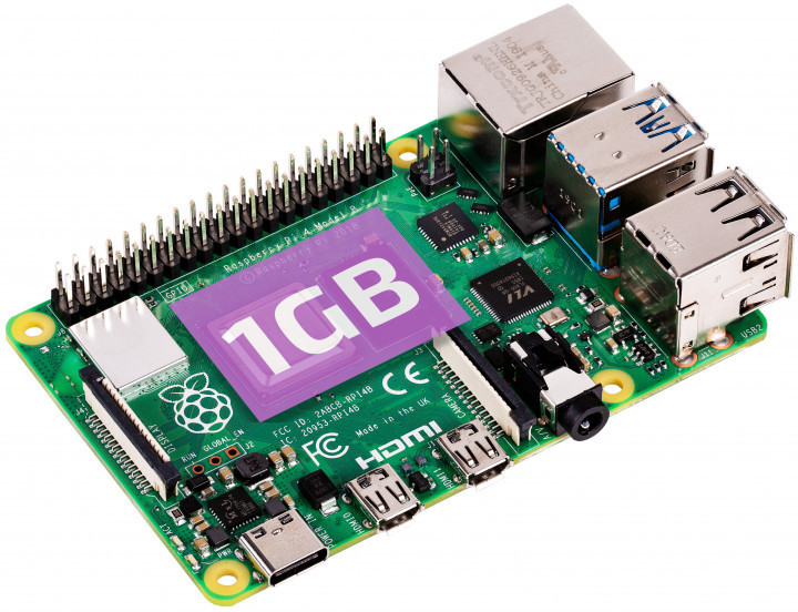 Raspberry Pi 4 Model B 1GB