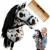 KÔŇ NA PALICI HOBBY HORSE A3 KONÍK HLAVA KONÍKA NA PALICI S HRIVOU + HREBEŇ KÔŇ NA PALICI HOBBY HORSE A3 KONÍK HLAVA KONÍKA NA PALICI S HRIVOU + HREBEŇ