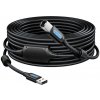Vention COQBL USB 2.0 Male to USB-B Male Printer, with Ferrite Cores, 10m, černý