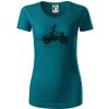 Celý život na výletě - motorka - Dámske tričko z organickej bavlny Origin (GOTS) - 2XL ( Petrolejová ) Celý život na výletě - motorka - Dámske tričko z organickej bavlny Origin (GOTS) - 2XL ( Petrolejová )