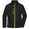 James & Nicholson pánska softshellová bunda JN1820 Black