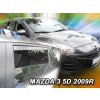 Deflektory na Mazda 3 Htb 2009-2013 (+zadné) Deflektory na Mazda 3 Htb 2009-2013 (+zadné)