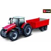 Bburago Farm Traktor Massey FERGUSSON 8740S Tractor with Trailer 1:50
