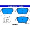 Sada brzdových platničiek kotúčovej brzdy ATE 13.0460-5509.2 Sada brzdových platničiek kotúčovej brzdy ATE 13.0460-5509.2