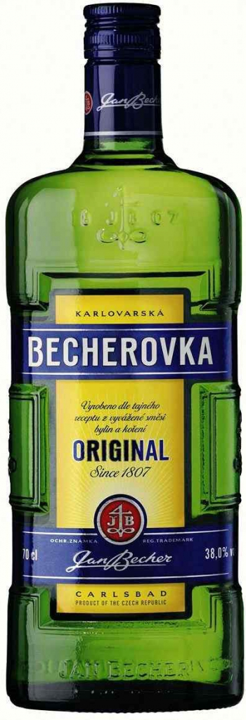 Becherovka Original 38% 0,7 l (čistá fľaša)