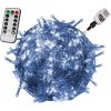 VOLTRONIC® 59735 Vianočné LED osvetlenie 10 m - studená biela 100 LED + ovládač VOLTRONIC® 59735 Vianočné LED osvetlenie 10 m - studená biela 100 LED + ovládač