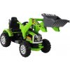 Lean Toys elektrický traktor s naberačkou zelená Lean Toys elektrický traktor s naberačkou zelená