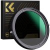 49mm ND2-ND32 (1-5 Stop) Variable ND Filter and CPL Circular Polarizing Filter 2 in 1 for Camera Lens No X Spot Weather Sealed K&F Concept