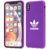 AppleMix Kryt ADIDAS Originals pre Apple iPhone Xs Max - gumový - látkový - fialový AppleMix Kryt ADIDAS Originals pre Apple iPhone Xs Max - gumový - látkový - fialový