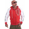 Yakuza mikina na zips s kapucňou THINK RAGLAN TWO FACE HZB 21012 adrenaline rush červená