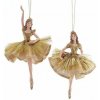 KURT ADLER Ozdoba baletka zlatá KURT ADLER Ozdoba baletka zlatá