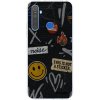 Picasee silikónový prehľadný obal pre Realme 5 - STICKERS x TAGS Picasee silikónový prehľadný obal pre Realme 5 - STICKERS x TAGS