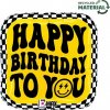 Fóliový balonek Happy Birthday To You smajlík 46 cm Fóliový balonek Happy Birthday To You smajlík 46 cm