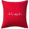 Ekg kluzák a letadlo - Vankúš 50x50 - 50x50 - Vrátane výplne ( Červená ) Ekg kluzák a letadlo - Vankúš 50x50 - 50x50 - Vrátane výplne ( Červená )