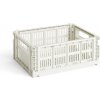 HAY Skladacia prepravka Colour Crate Medium Off-white HAY Skladacia prepravka Colour Crate Medium Off-white