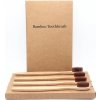 Biomed Eco friendly Bambusový zubní kartáček 4 ks - Hnedá Biomed Eco friendly Bambusový zubní kartáček 4 ks - Hnedá
