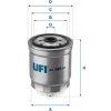 UFI Palivový filter 24.350.00 UFI Palivový filter 24.350.00