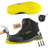 VM Footwear WISCONSIN BOA S3 ESD obuv Čierna-Žltá