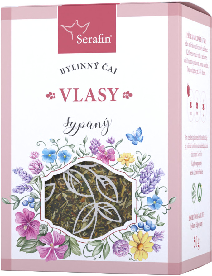 Serafin bylinný čaj Vlasy 50 g