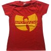 Wu Tang Clan Tričko Logo Žena Červená